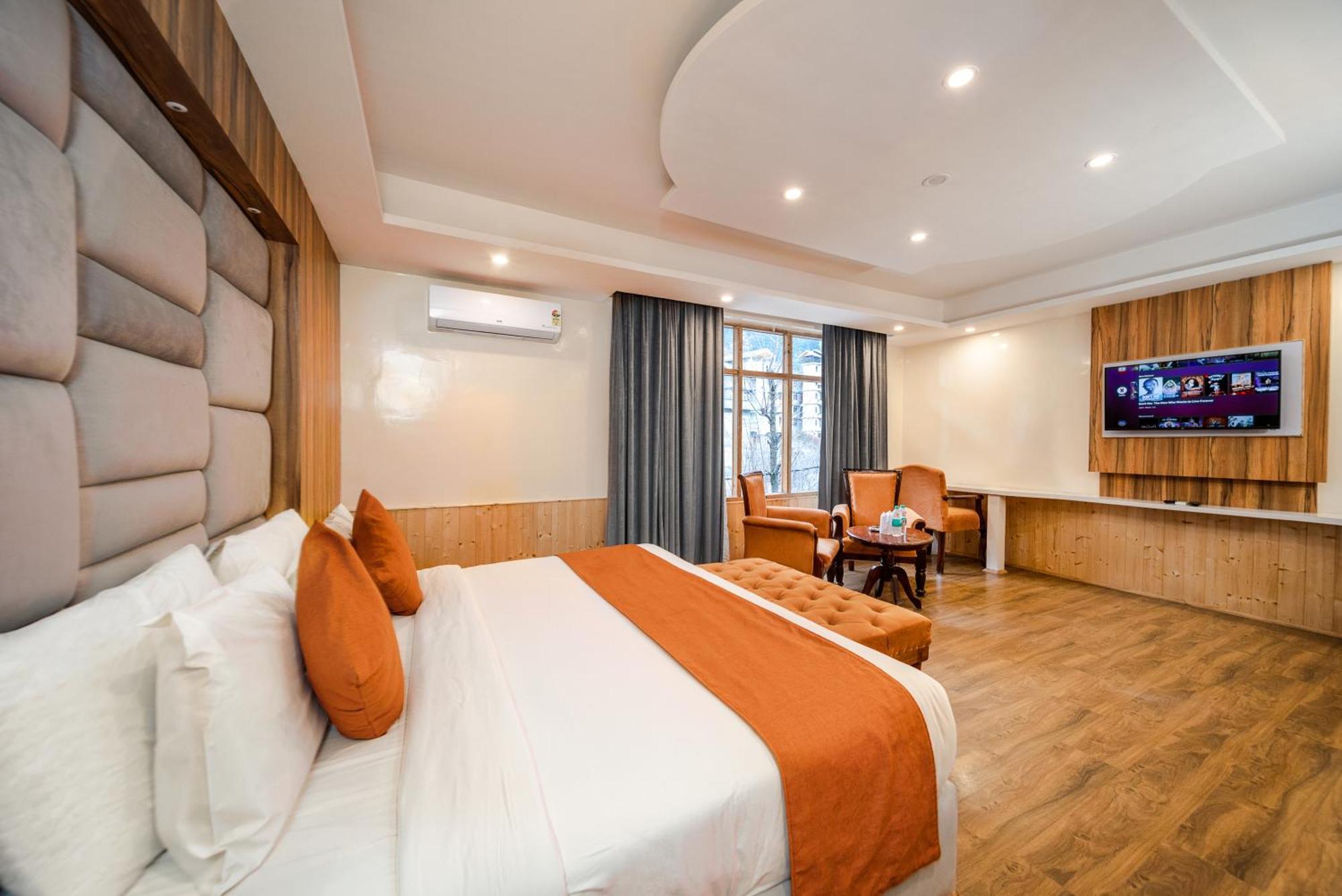 West Western Resort Manali #Neartomallroad #Gym #Lawn #Playingzone #Pooltable #Kidsfriendly #Mountainview #Tabletennis #Familyfriendly #Privateparking Exterior photo